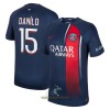 Officiële Voetbalshirt Paris Saint-Germain Danilo 15 Thuis 2023-24 - Heren